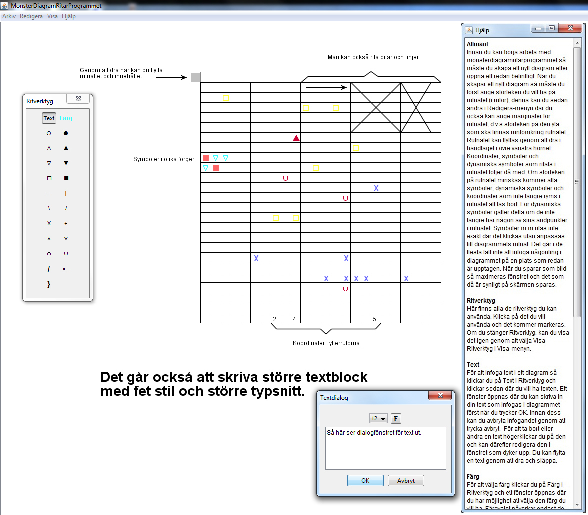 Mönsterdiagram-program